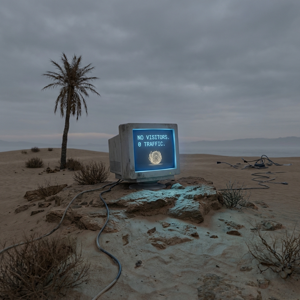 順位が上がらず流入がない